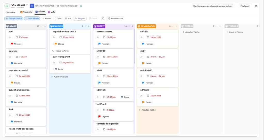 Vue Kanban BPM